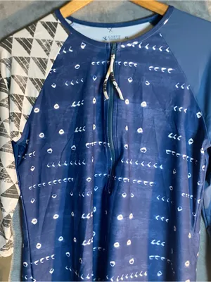 Carve designs XL half zip new long sleeve Rash Guard‎ Shirt Summer beach thumbnail 3