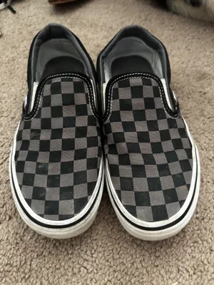 Checkered Vans Black Grey thumbnail 2