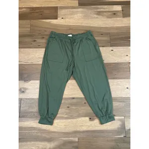 Loft Outlet Sweatpants Size XL Olive Green Lightweight Elastic Waist Drawstring thumbnail 2