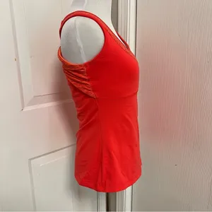 Lucy Criss Cross Compression Active Tank F1* Orange Size M thumbnail 4