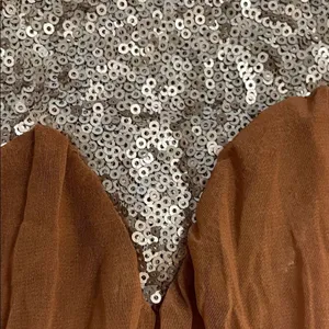 Gimmicks by BKE Sequin Babydoll Tank Top M Brown Ombre Boho Fairy Whimsigoth thumbnail 10