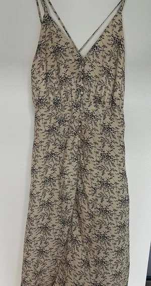 Mod Ref Tan Black Sleeveless Slip Dress thumbnail 1