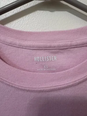 Pink Hollister Baby Tee thumbnail 2