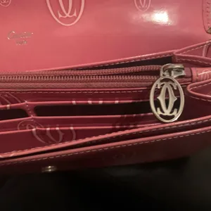 Cartier happy birthday wallet‎ with authentication card Pink thumbnail 12