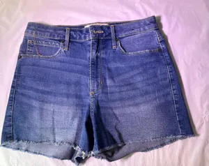Abercrombie & Fitch Classic Blue Jean Shorts thumbnail 1
