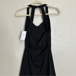 NWT iuga Black Women's Tennis Golf Athletic Dress, Sz Medium thumbnail 9