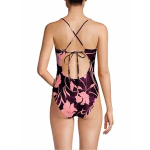 Andie x Lands' End Tugless Elwood One Piece Swimsuit NWT Floral thumbnail 3