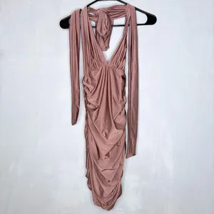Hello Molly Mocha Waiting For Tonight Mini Dress thumbnail 5