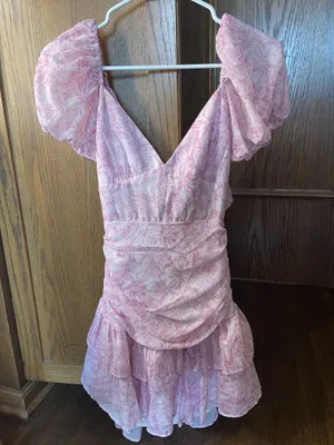 Hello Molly Pink Mini Dress thumbnail 3