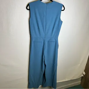 OAK + FORT | Formal Dressy‎ Wide-Leg Jumpsuit Medium Baby Blue thumbnail 3
