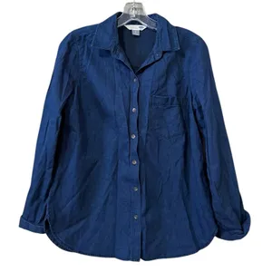 Old Navy Women Size Small The Classic Shirt Button Down Cotton‎ Teacher Casual thumbnail 1