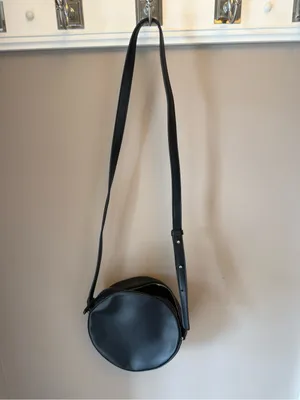 Ann Taylor Black Round Crossbody Bag thumbnail 3