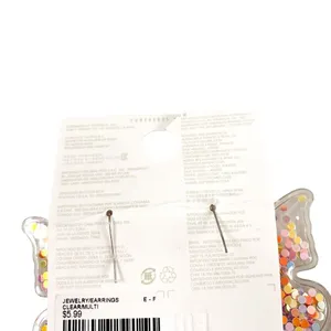 Forever 21 & H&M Earring Bundle Confetti Butterfly Dangle & Stud Earrings Trendy thumbnail 4