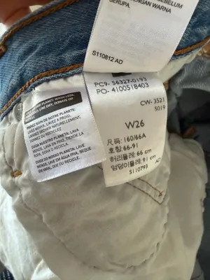 Levi’s 501 Denim Shorts 26 thumbnail 4
