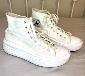 Converse Chuck Taylor Move Platform High Top Sneakers White Women’s 9 thumbnail 1