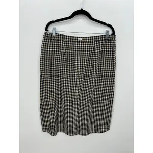 Brixton Country Plaid Midi Skirt Button Front Western Grunge 90s Y2K thumbnail 3