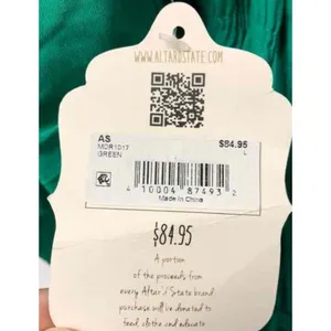 NWT Altar'd State Emerald Green Mini Dress Womens L Puff Sleeve Smocked thumbnail 4