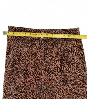 Anthropologie Kalea Cheetah Animal Print High Rise Trouser Joggers Pants XS thumbnail 8