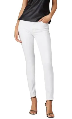 7 For All Mankind White The High Waist Ankle Skinny Jeans Women Size 26 | 72-10 thumbnail 8
