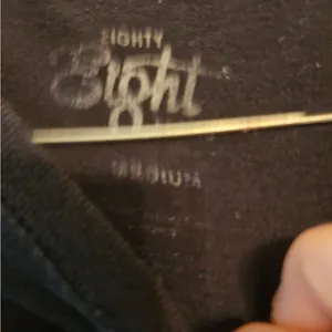 Eighty eight anti social black cropped top size womens medium thumbnail 4