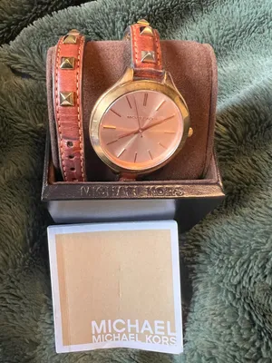 Michael Kors Brown Wrap Watch thumbnail 1