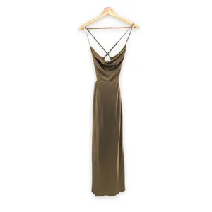 Shona‎ Joy Thalia Bias Cut Out Midi Dress in Cumin thumbnail 2