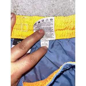 Nike Womens Athletic Running Shorts blue orange Trim Size m‎ 531774-494 VTG thumbnail 4