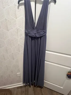 Lulus Heavenly Hues Denim Blue Maxi Dress thumbnail 16