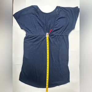 New England Patriots Versus Swim Cover Up Womens Size XS Navy G-III 4‎ Her thumbnail 5