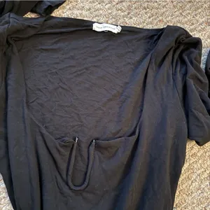 GOOD AMERICAN Stretch Jersey U Ring Bodysuit Long Sleeve Black- Size Medium (2) thumbnail 14