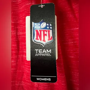 NFL Women's Large San Francisco 49ers Red Marathon Open Back‎ Tie Back Tank Top thumbnail 3