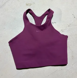 Nike alate Women's Plum Racerback Sports Bra small thumbnail 1