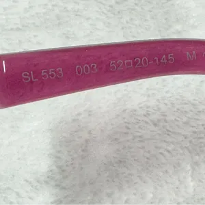 Saint Laurent 52mm Hot Pink Rectangular Sunglasses thumbnail 11