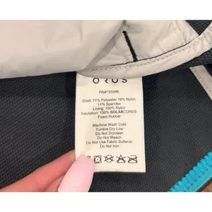 Oros Quantum Solarcore Vest Dark Gray SOLARCORE Insulation EUC Size XS Black thumbnail 4
