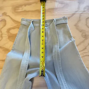 Altar'd State High Waist Wide Leg‎ Jean with Tie Light Wash Small AP1462 thumbnail 11