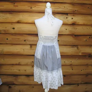 La Vie Rebecca Taylor Floral Halter Cotton Dress thumbnail 8