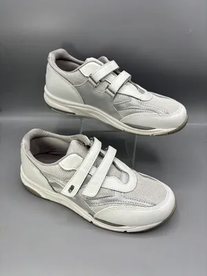 SAS TMV Walking Shoes Womens 8M White Leather Comfort Low Top Athletic 2103222 thumbnail 2