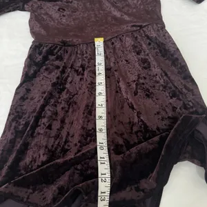 American Eagle Romper Small Velvet Y2k 90's Festival Gothic Punk Rock Whimsigoth thumbnail 15