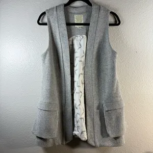 Anthropologie Elevenses Easton wool vest SZ:S thumbnail 2