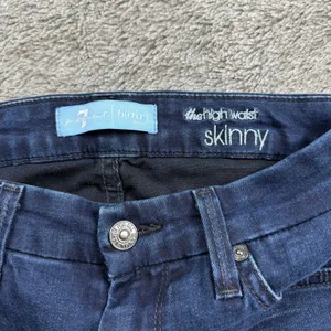7 For All Mankind The High Waist Skinny Women's 26 thumbnail 4