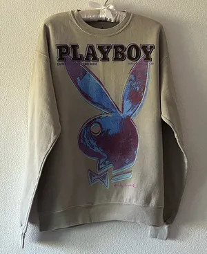 {Playboy} x Andy Warhol Brand New Oversized Sweatshirt thumbnail 1