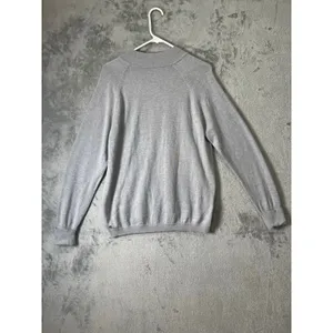 Lululemon Soft Shine Sweater Heathered Silver Drop / Antique‎ Silver 10 Cashlu thumbnail 3