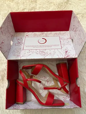 Journee Collection Red Square-Toe Ankle-Strap Heels thumbnail 5