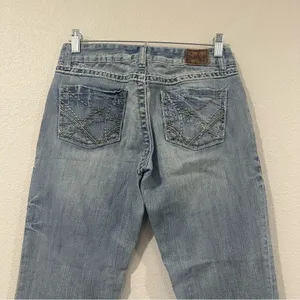 BKE Culture Bootcut Jeans Vintage Sz 28 x 31.5 Low Rise Med/Dark Wash‎ Stretch thumbnail 9