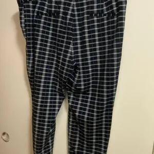 Amanda + Chelsea Women’s Plaid Capri Pants Size 19W Black White Waist 28” thumbnail 5