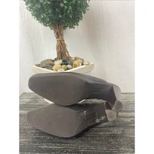 Unisa Brown Leather Sultana Mule Heel Shoes 7 thumbnail 4
