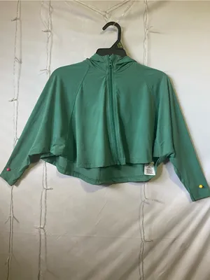 Cropped Hooded Windbreaker Jacket thumbnail 2