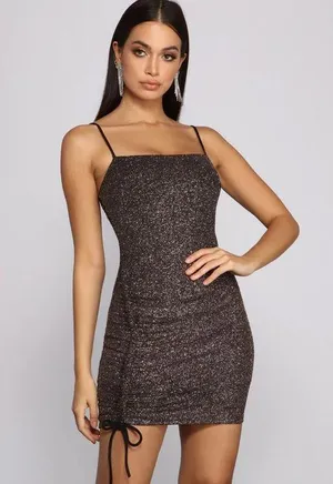 Glitter Mini Dress thumbnail 1