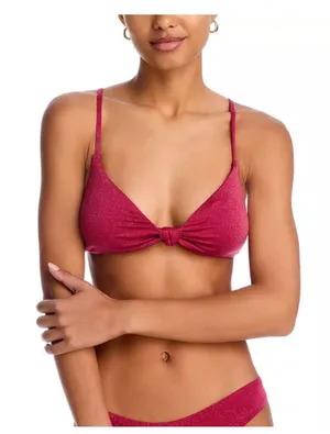 AQUA Burgundy Shimmer Bikini thumbnail 1
