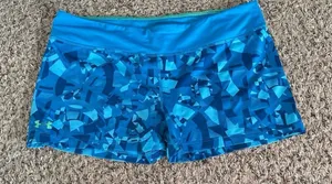 Under Armour Women's Blue Lycra Shorts‎ Size XL thumbnail 1